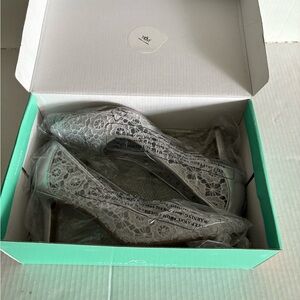 Floral Lace Stiletto Heels